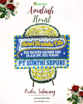 Papan Bunga Duka di Samboja