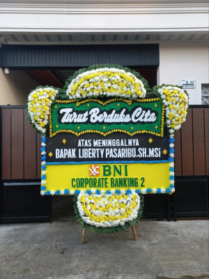 Papan Bunga Duka di Samboja