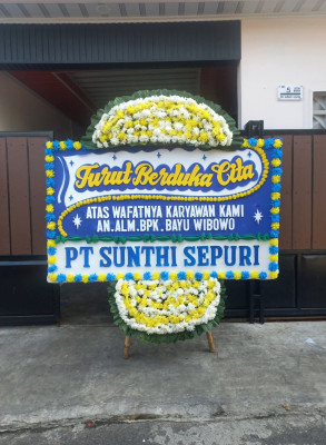 Papan Bunga Duka di Samboja