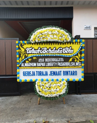 Papan Bunga Duka di Samboja