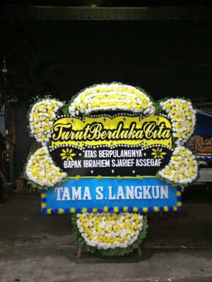 Papan Bunga Duka di Samboja